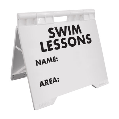 Swim Lessons Name Area - Evarite A - Frame Sign - New Signs