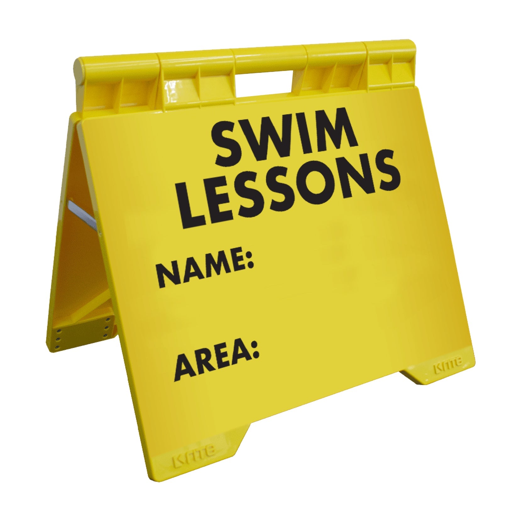 Swim Lessons Name Area - Evarite A-Frame Sign – New Signs