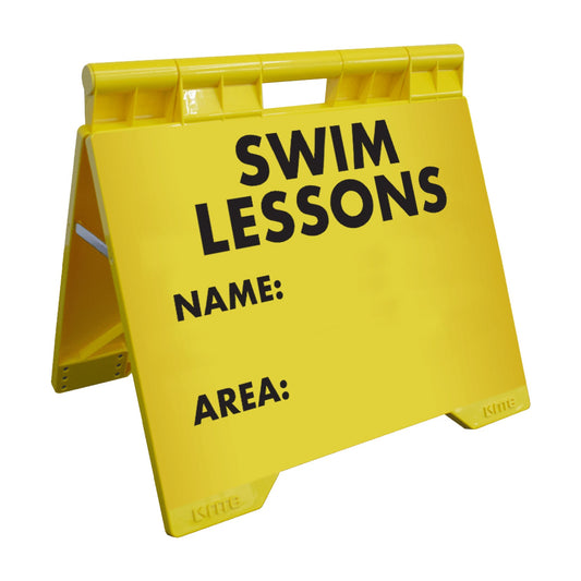 Swim Lessons Name Area - Evarite A - Frame Sign - New Signs