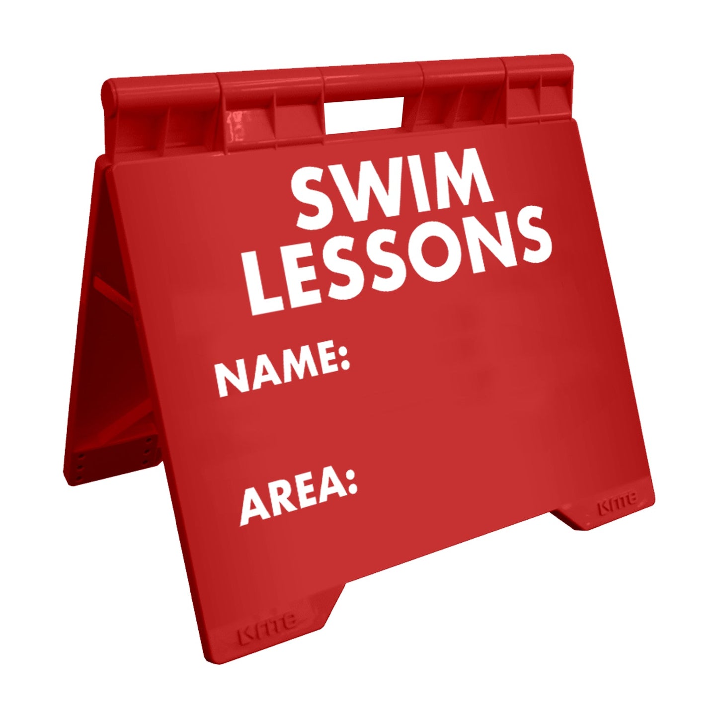 Swim Lessons Name Area - Evarite A - Frame Sign - New Signs