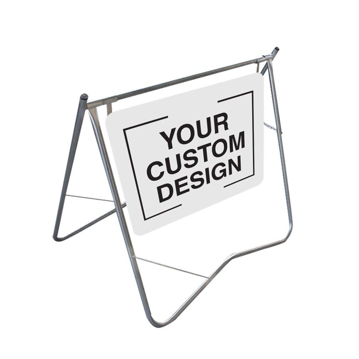 Swinger Road Safety Sign A - Frame - Custom Design - 900mm x 600mm - New Signs