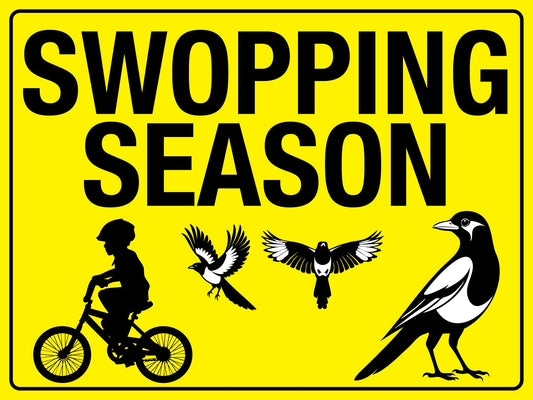 Swopping Season Bright Yellow Sign - New Signs