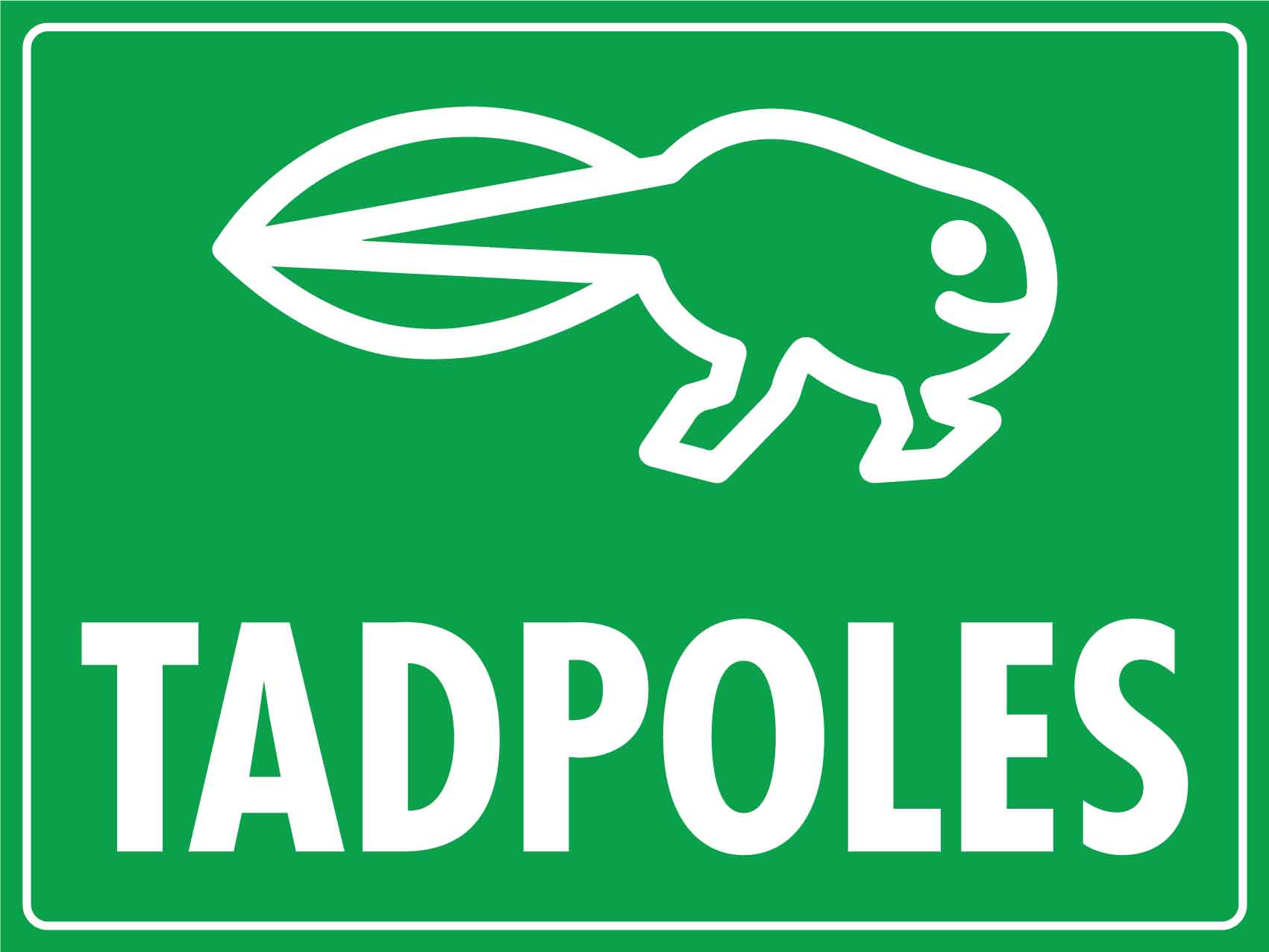 Tadpoles Sign - New Signs
