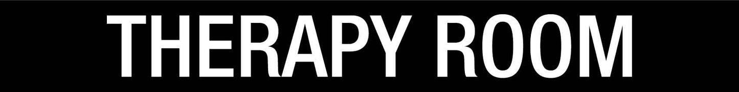 Therapy Room - Statutory Sign - New Signs