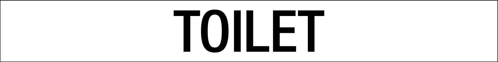Toilet - Statutory Sign - New Signs
