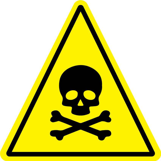 Toxic (Triangle) Decal - New Signs