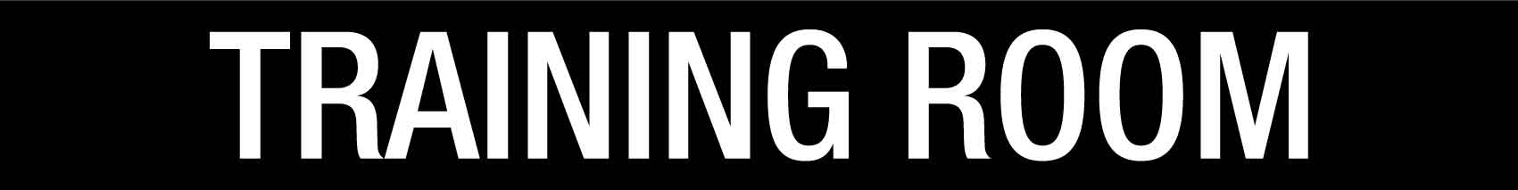 Training Room - Statutory Sign - New Signs