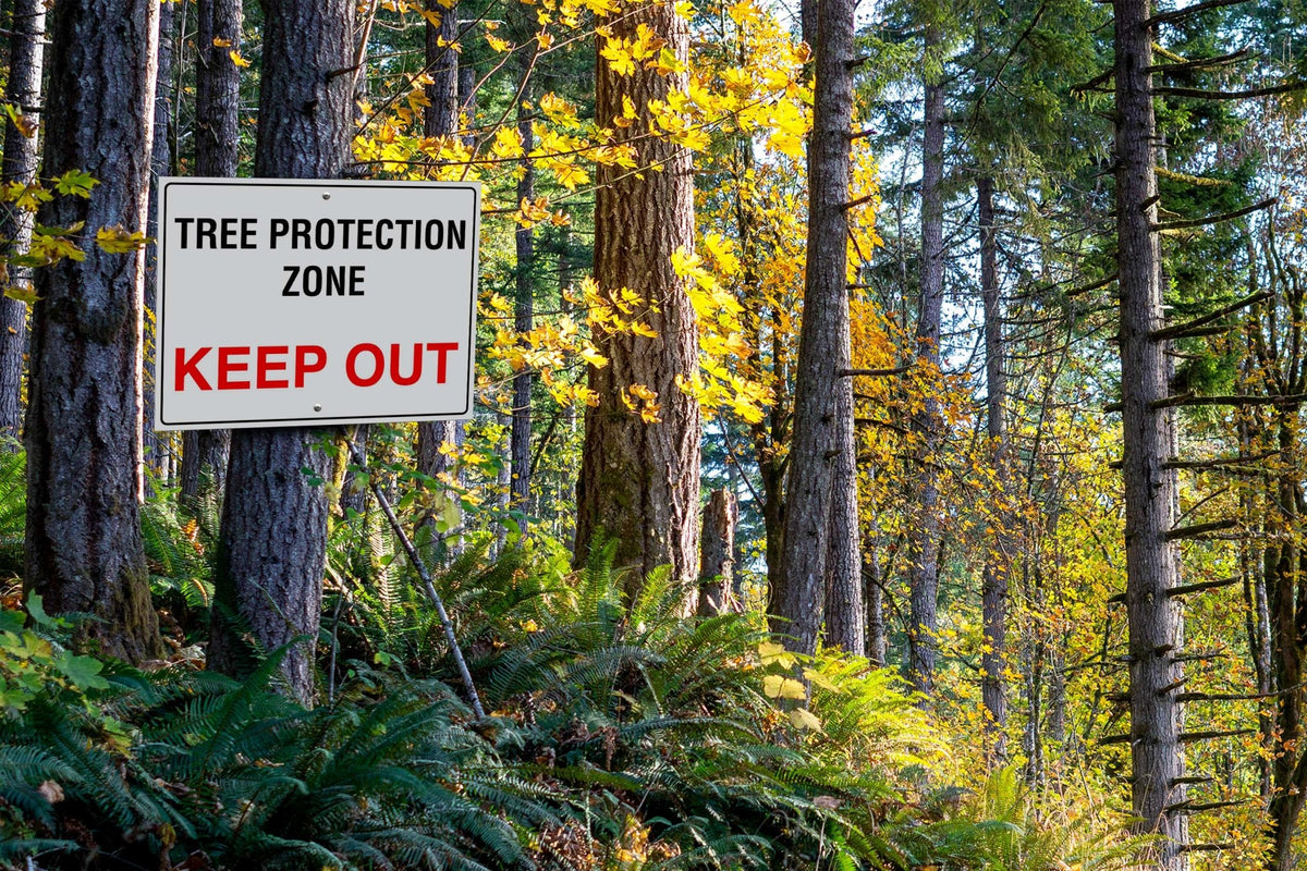 Treehousekeep Out Sign Tree Protection Zone Keep Out Sign – New Signs