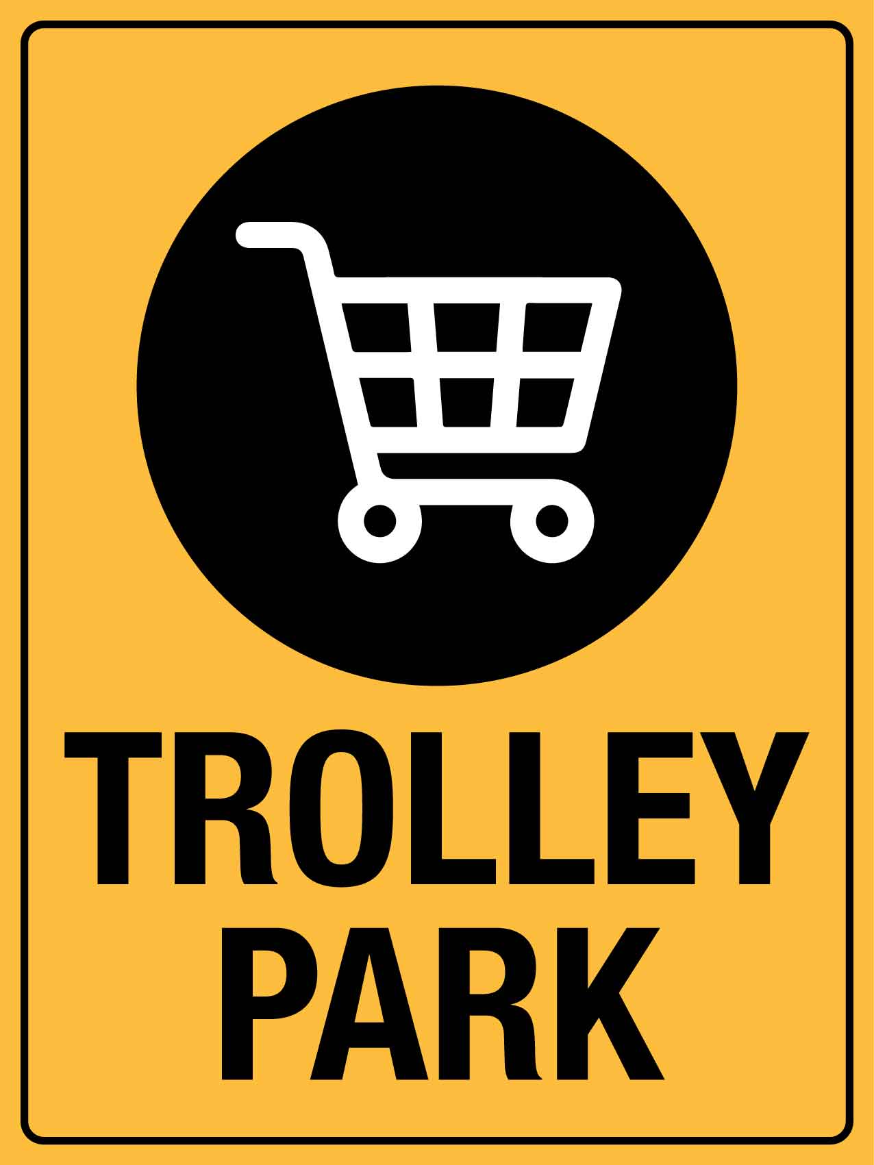 Trolley Park Sign - New Signs