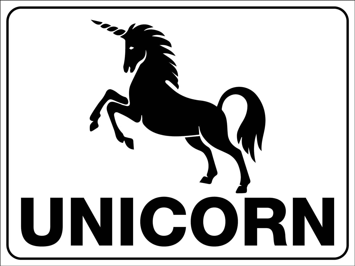 Unicorn Sign - New Signs