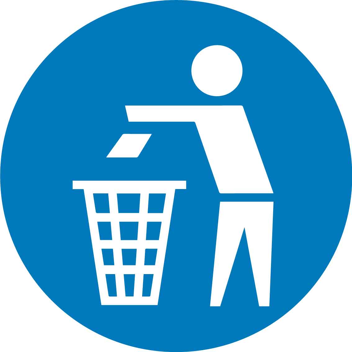 Use Litter Bin Decal - New Signs