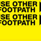 Use Other Footpath Right Arrow - Landscape Corflute Toblerone Signs - New Signs