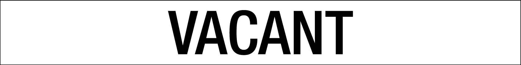Vacant - Statutory Sign - New Signs