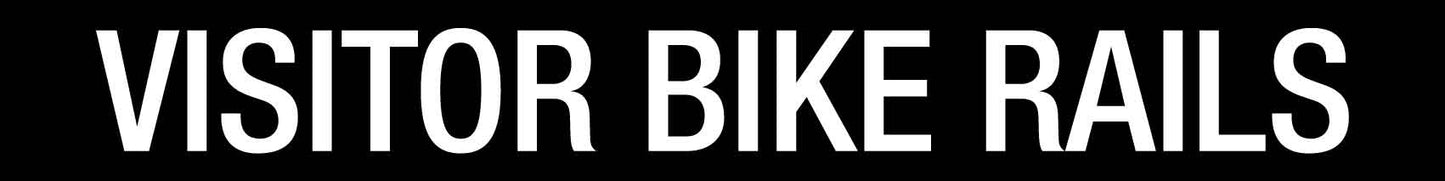 Visitor Bike Rails - Statutory Sign - New Signs