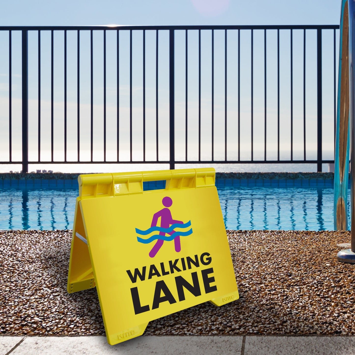 Walking Lane - Evarite A - Frame Sign - New Signs