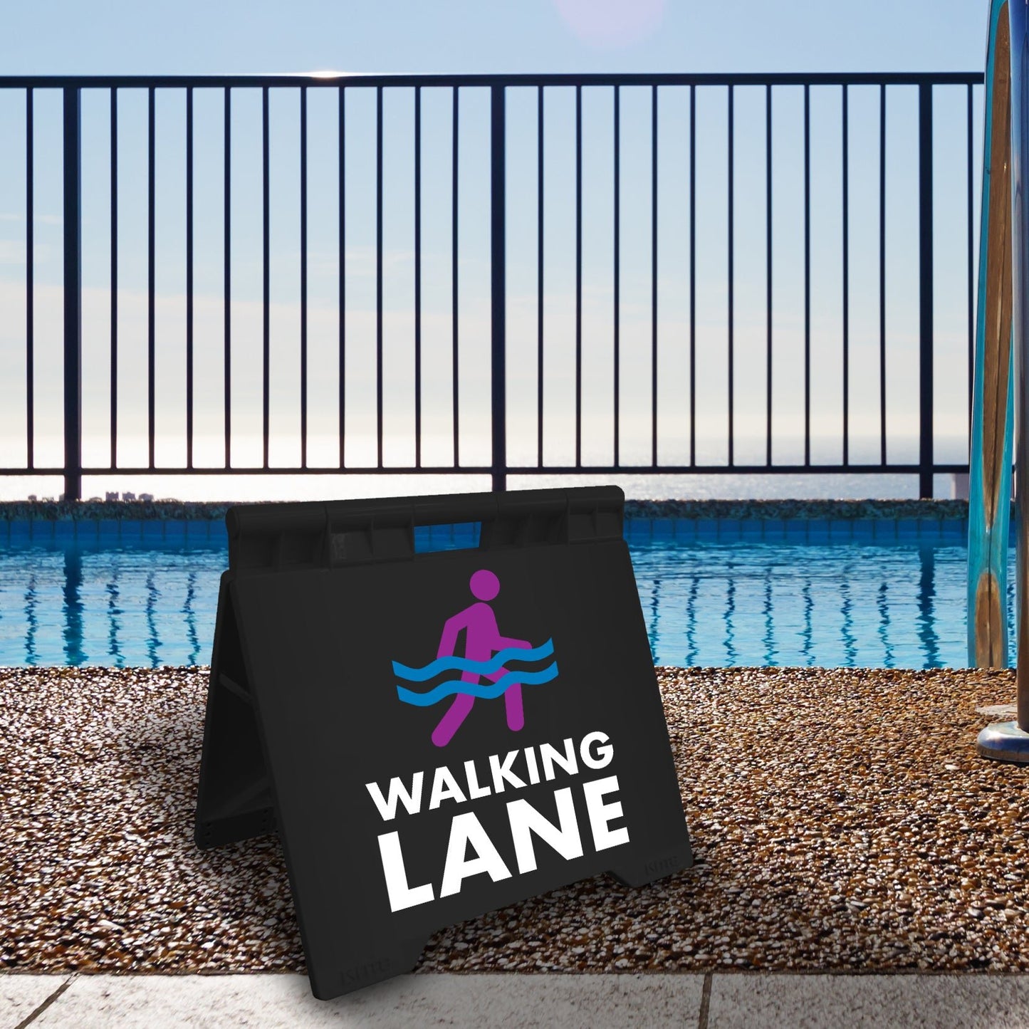 Walking Lane - Evarite A - Frame Sign - New Signs