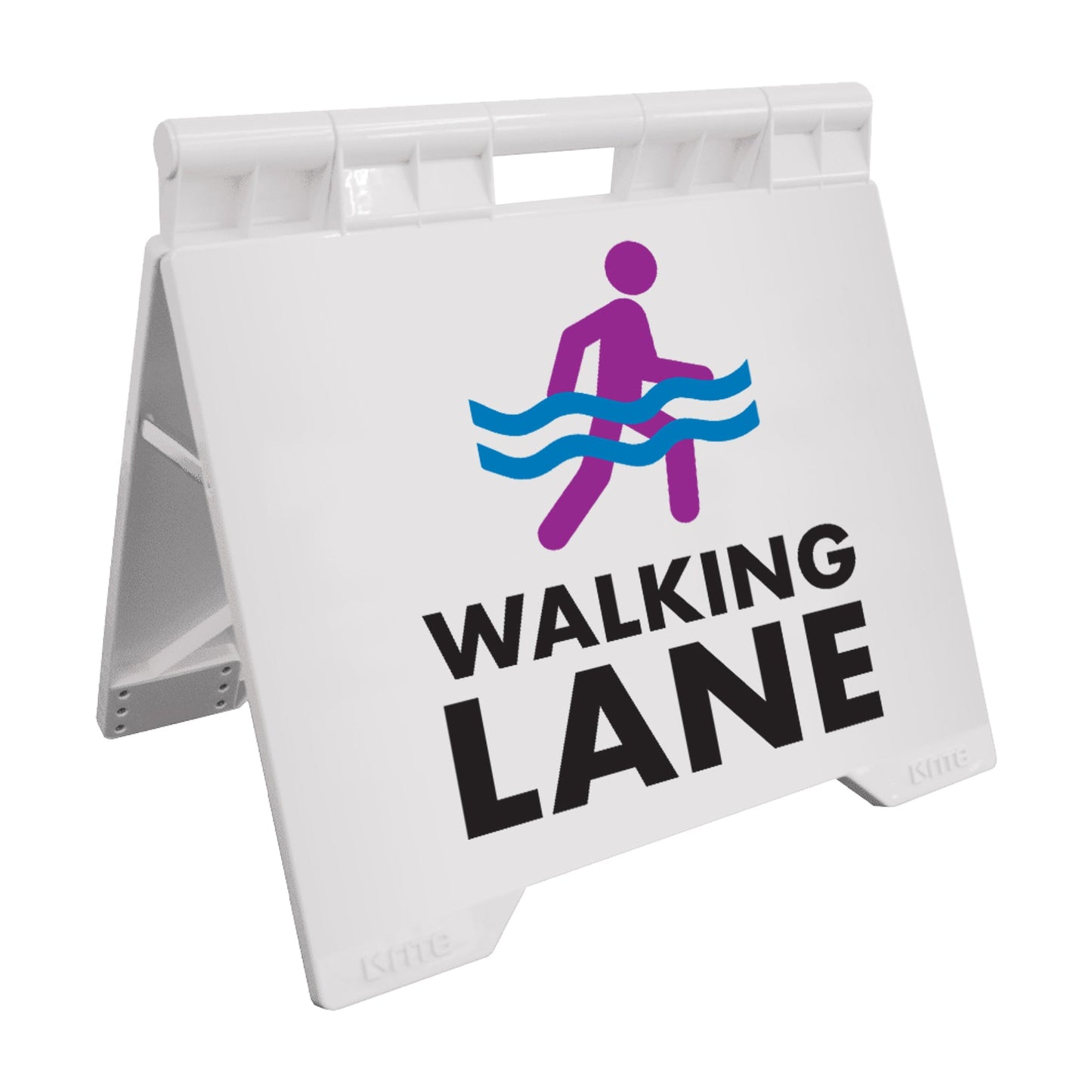 Walking Lane - Evarite A - Frame Sign - New Signs