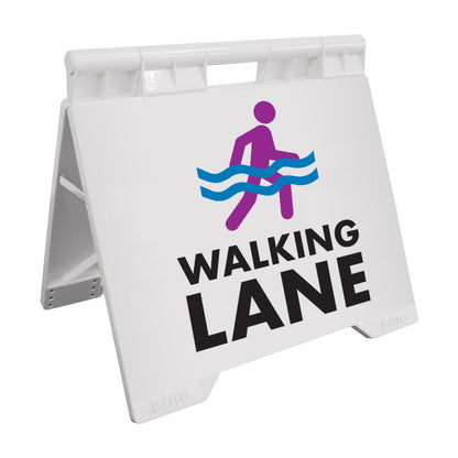 Walking Lane - Evarite A - Frame Sign - New Signs