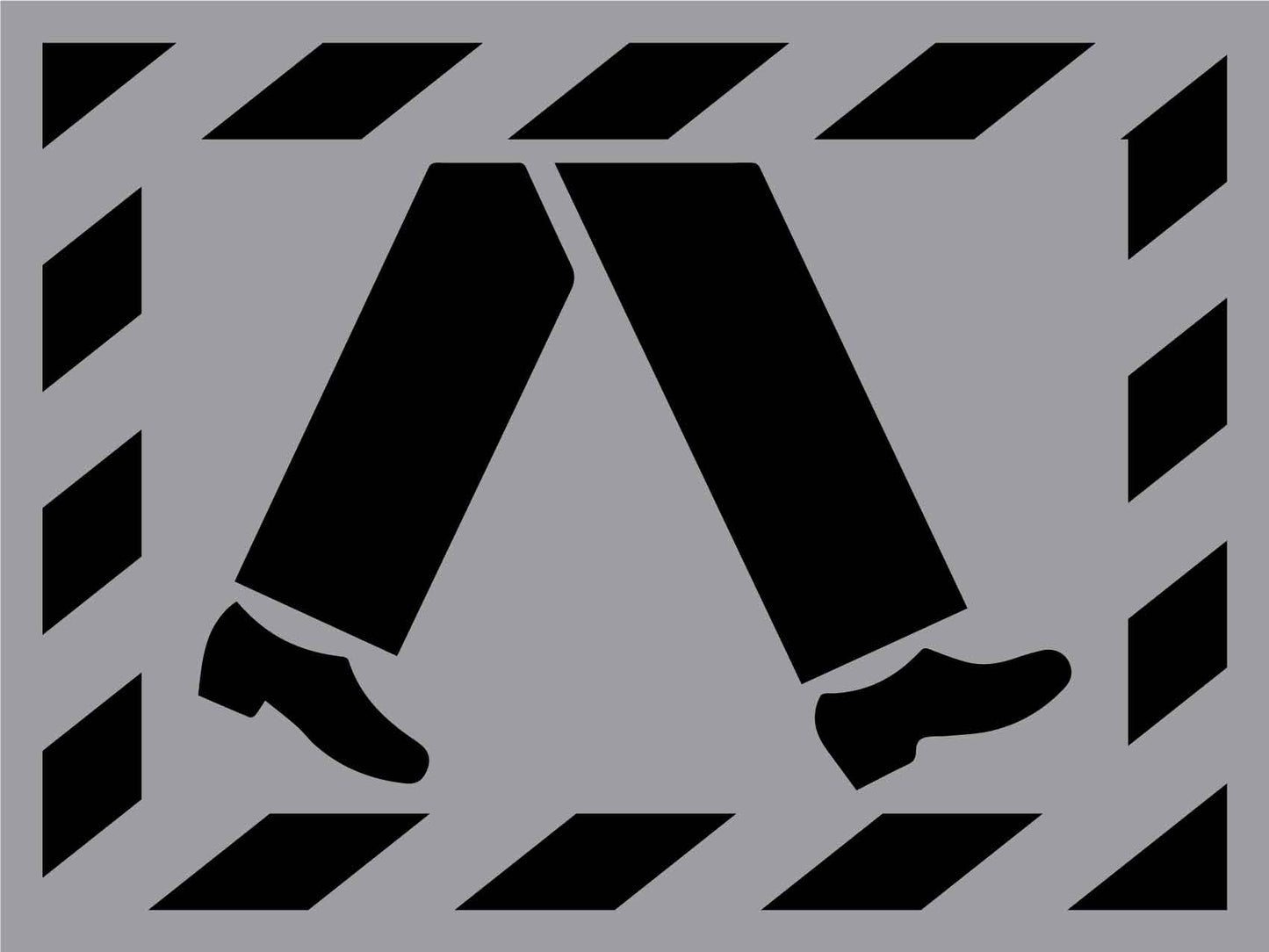 Walkway - Aluminium Composite Stencil - New Signs
