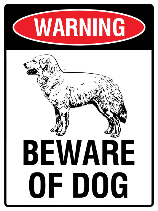 Warning Beware Of Dog Warmaremma Sheepdog Sign - New Signs