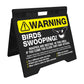Warning Birds Swooping - Evarite A - Frame Sign - New Signs