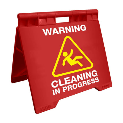 Warning Cleaning In Progress - Evarite A - Frame Sign - New Signs