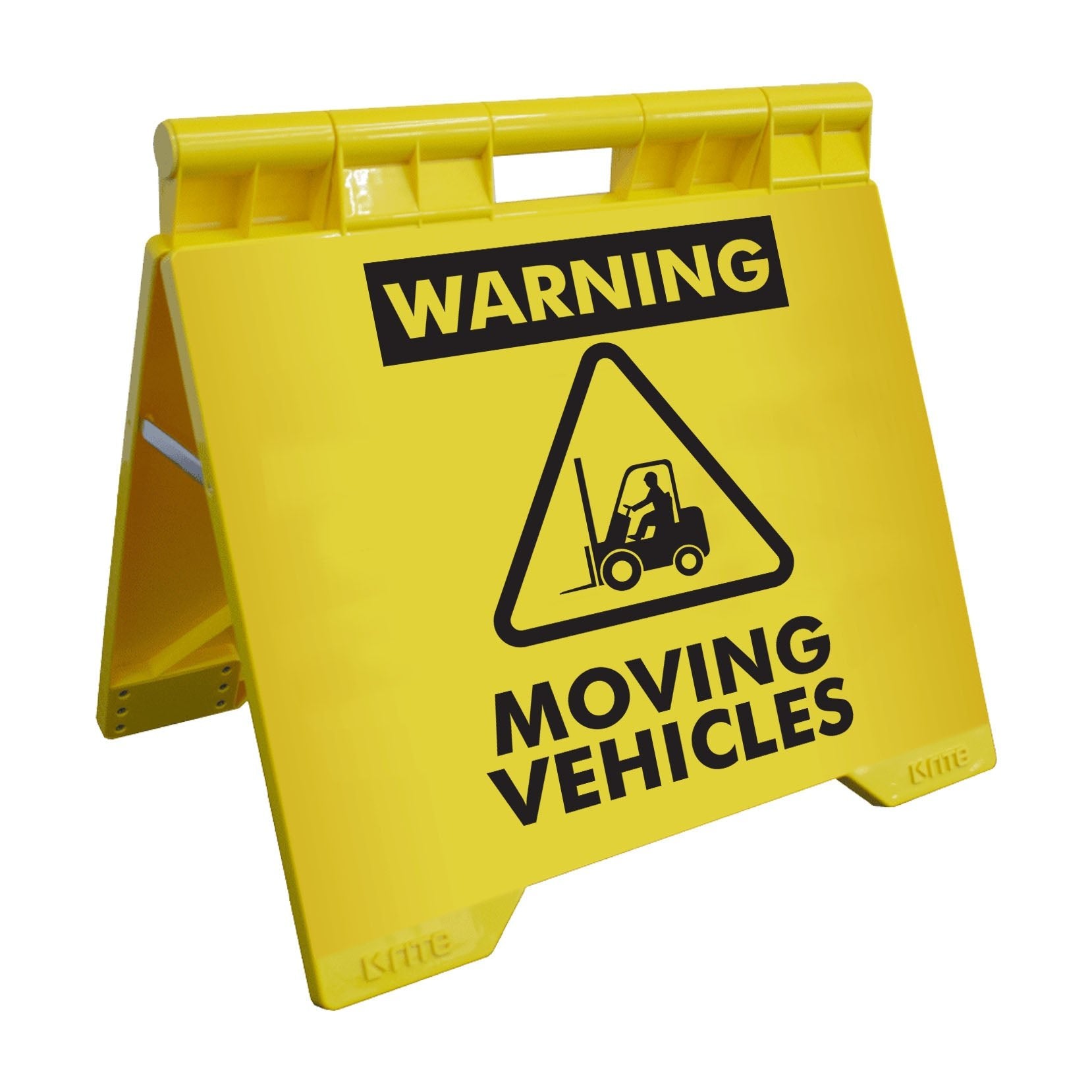 Moveable Object. Sign Warning Moving Vehicles - Evarite A-Frame Sign – New Signs
