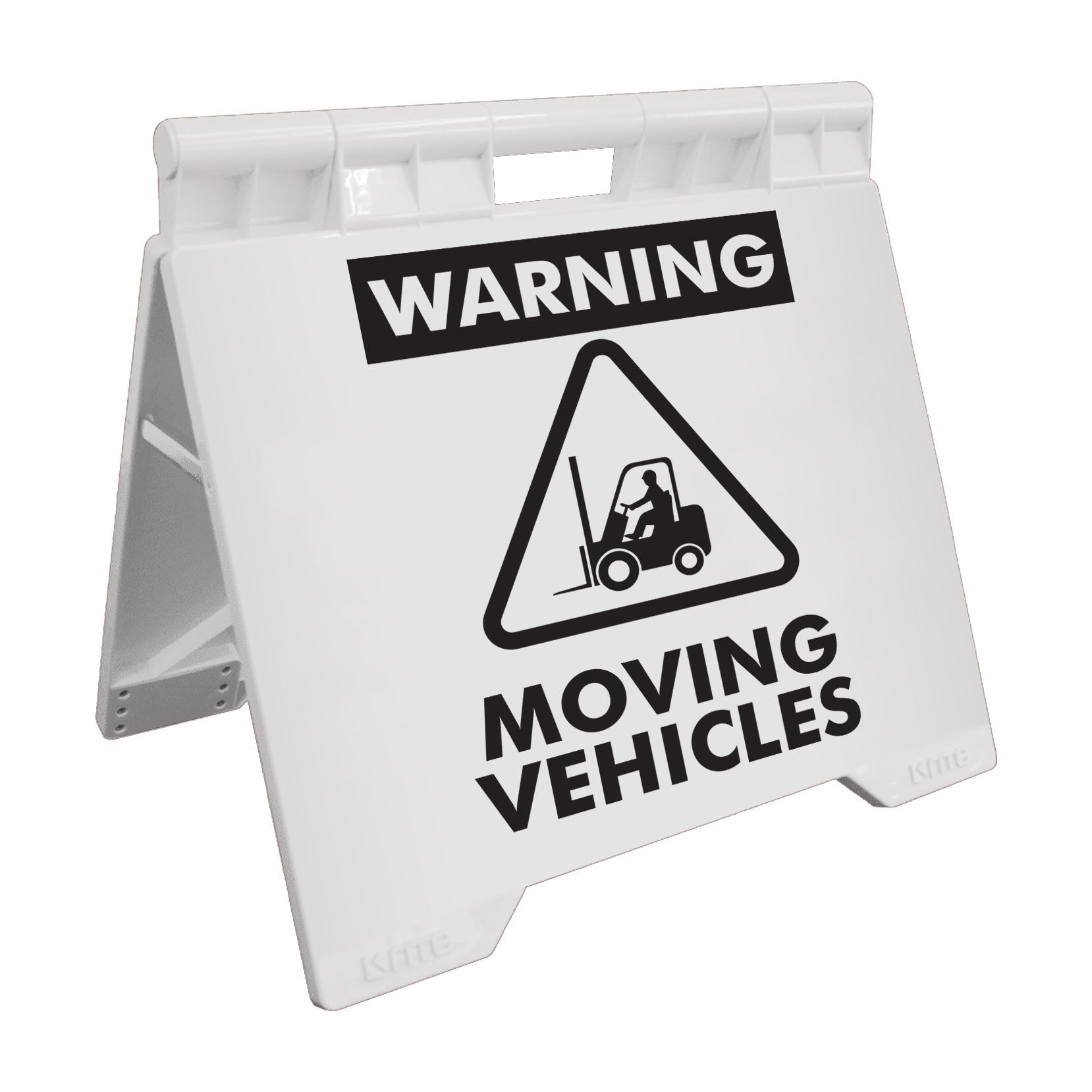 Warning Moving Vehicles - Evarite A - Frame Sign - New Signs