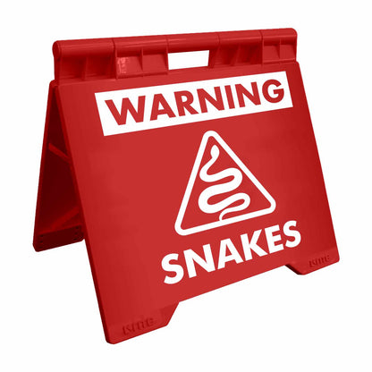 Warning Snakes - Evarite A - Frame Sign - New Signs