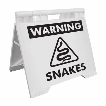 Warning Snakes - Evarite A - Frame Sign - New Signs