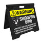 Warning Swooping Bird - Evarite A - Frame Sign - New Signs