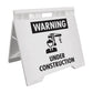 Warning Under Construction - Evarite A - Frame Sign - New Signs