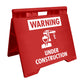 Warning Under Construction - Evarite A - Frame Sign - New Signs