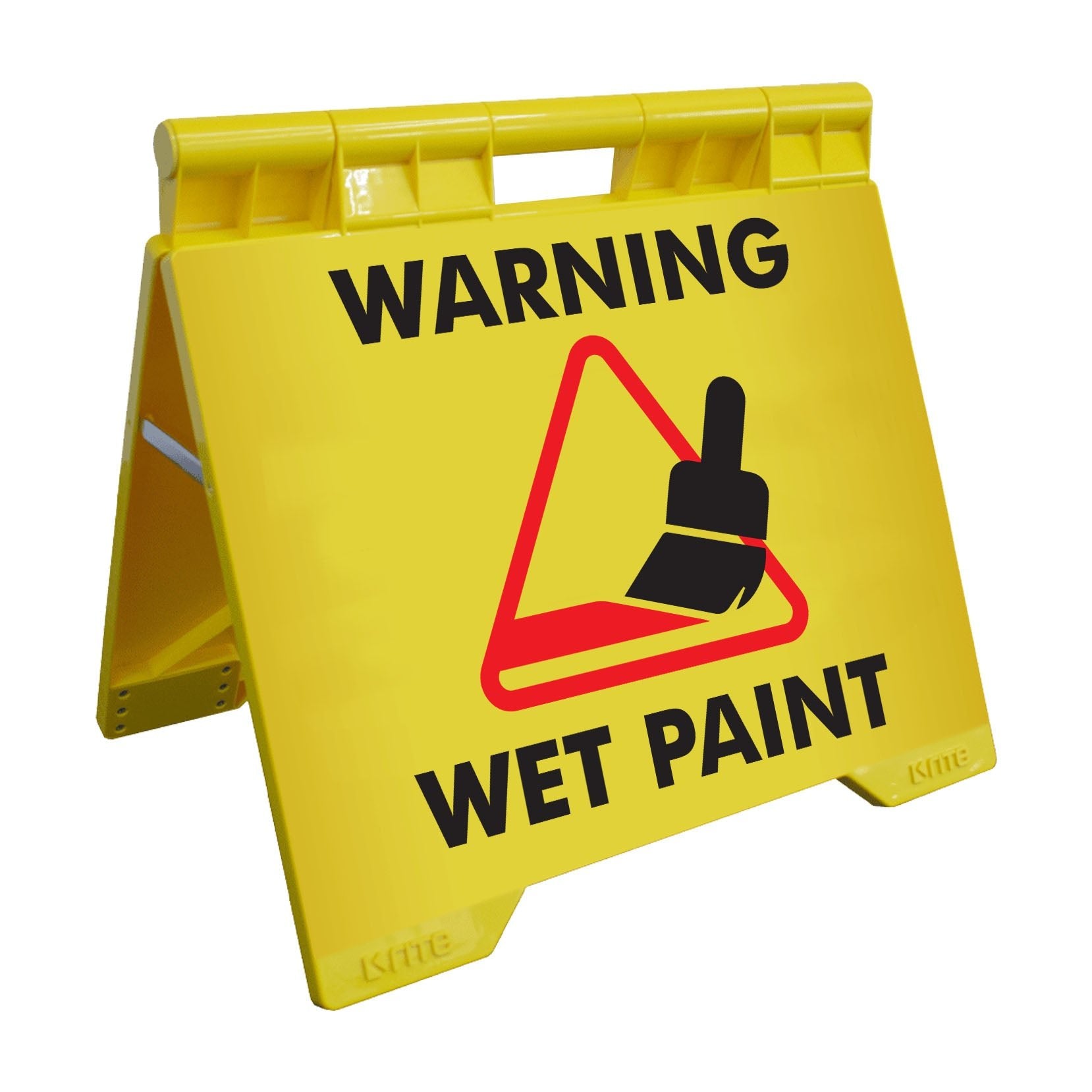 Warning Wet Paint - Evarite A - Frame Sign - New Signs