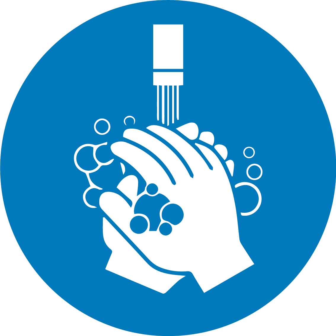 Wash Hands Decal - New Signs