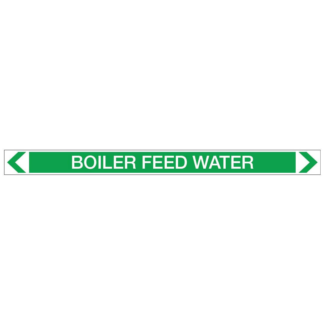 Water - Boiler Feed Water - Pipe Marker Sticker - New Signs