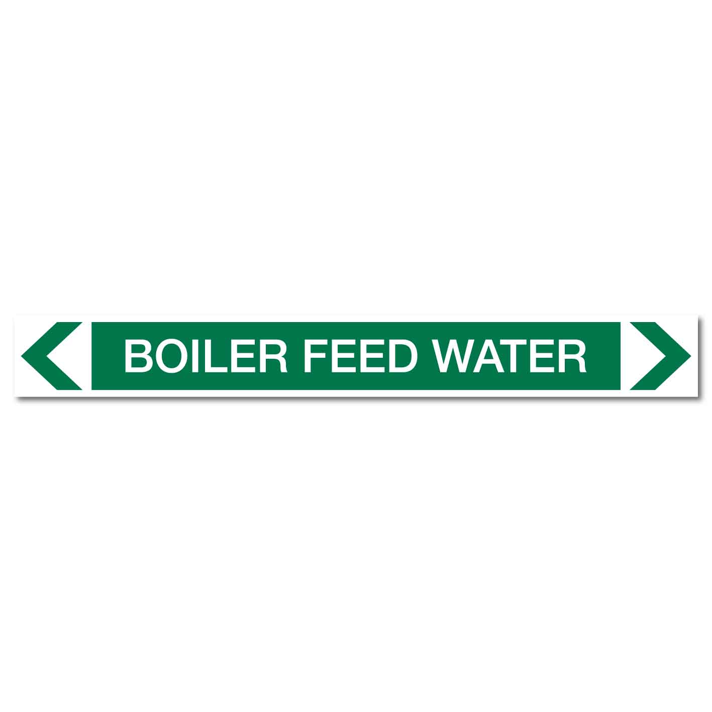 Water - Boiler Feed Water - Pipe Marker Sticker - New Signs