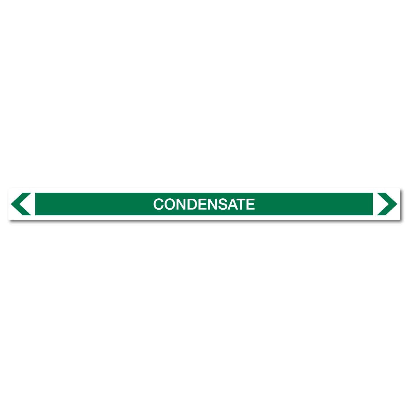 Water - Condensate - Pipe Marker Sticker - New Signs