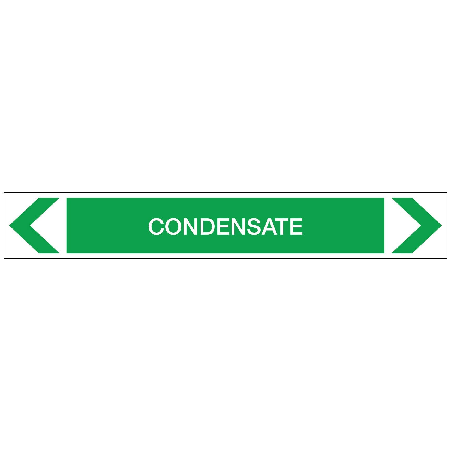 Water - Condensate - Pipe Marker Sticker - New Signs