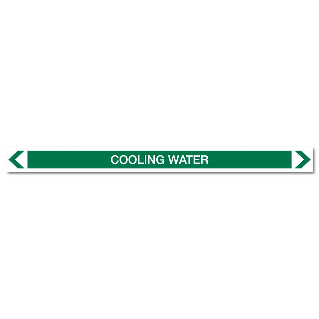 Water - Cooling Water - Pipe Marker Sticker – New Signs