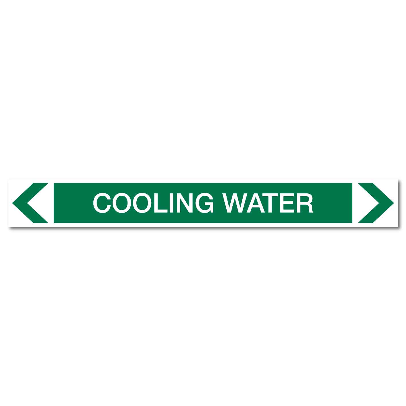Water - Cooling Water - Pipe Marker Sticker - New Signs