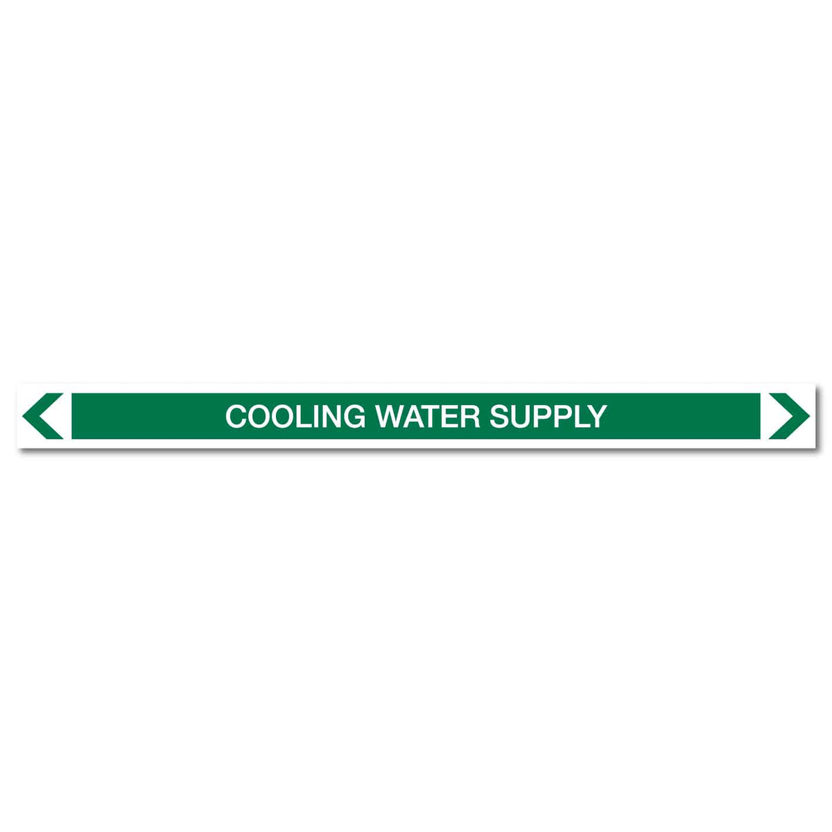 Water Connection Stickers Water - Cooling Water Supply - Pipe Marker Sticker – New Signs