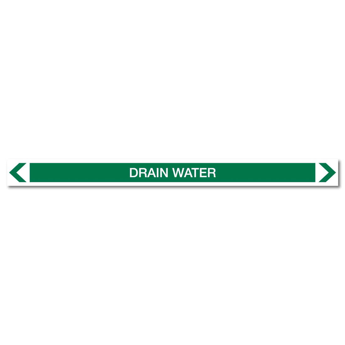 Water - Drain Water - Pipe Marker Sticker – New Signs