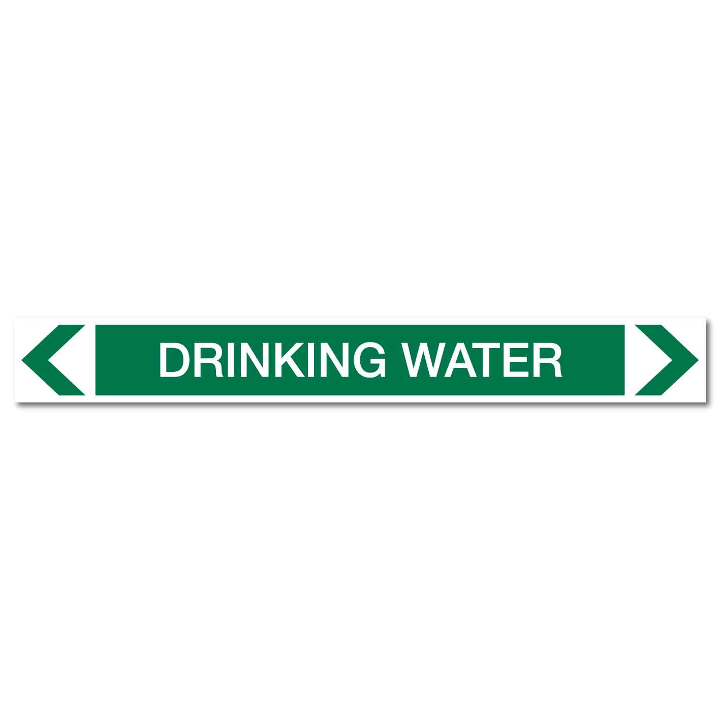 Water - Drinking Water - Pipe Marker Sticker - New Signs