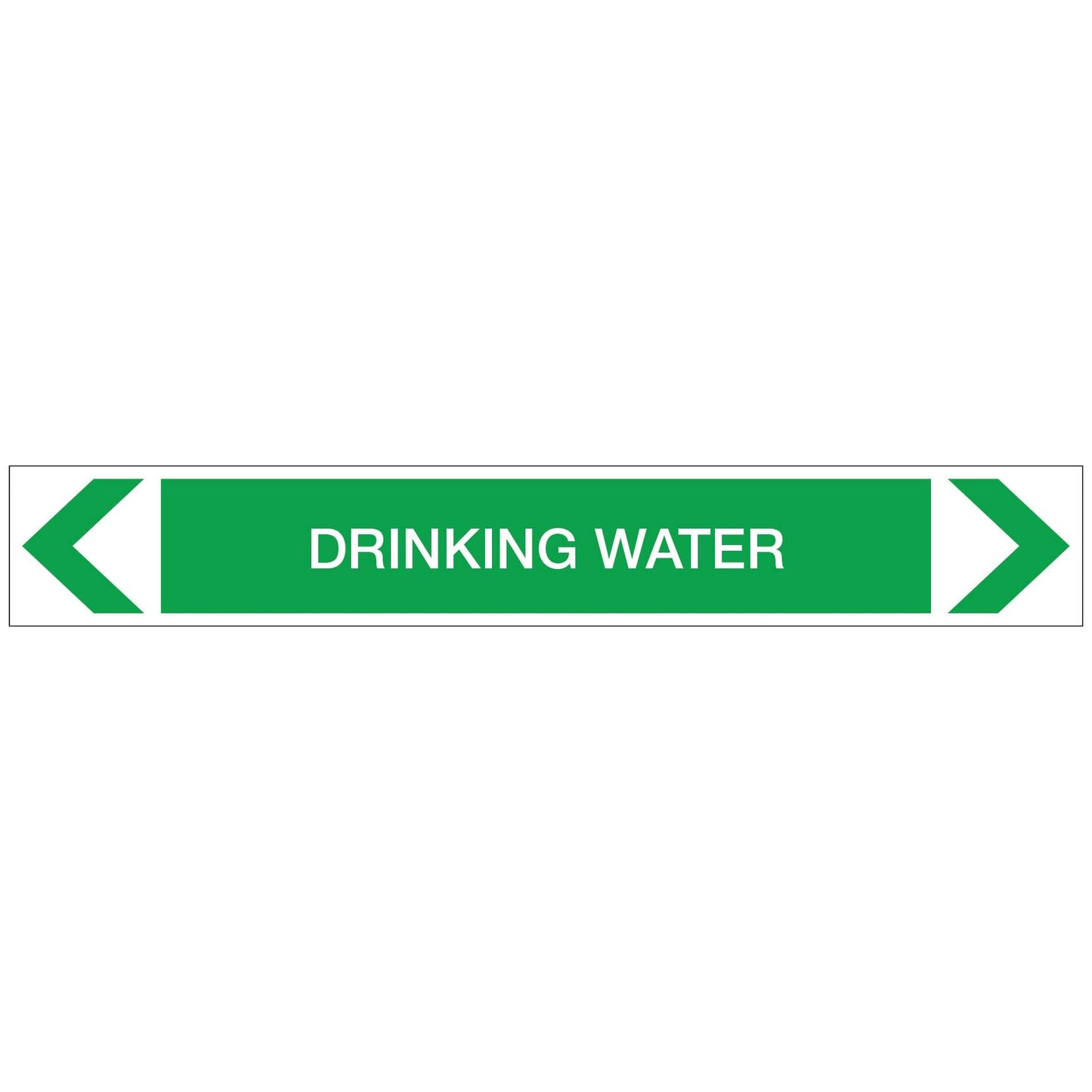 Water - Drinking Water - Pipe Marker Sticker - New Signs