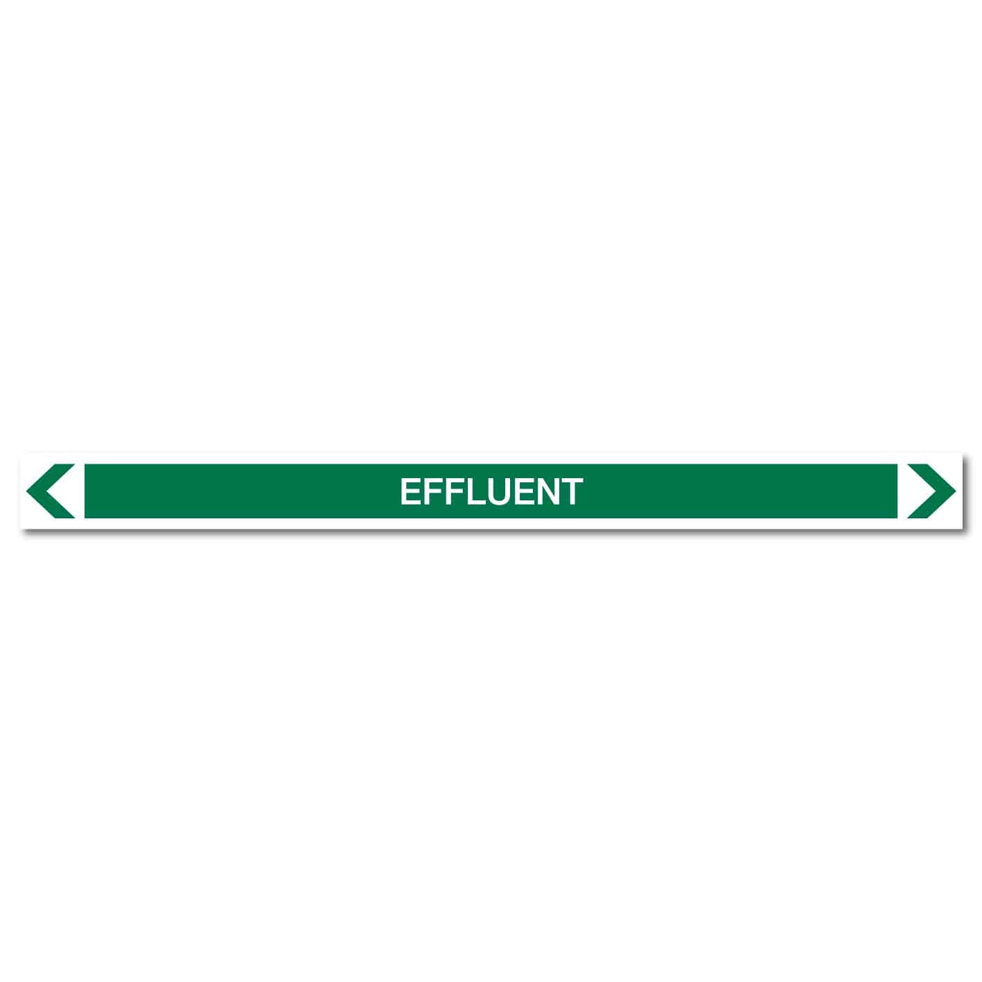 Water - Effluent - Pipe Marker Sticker - New Signs
