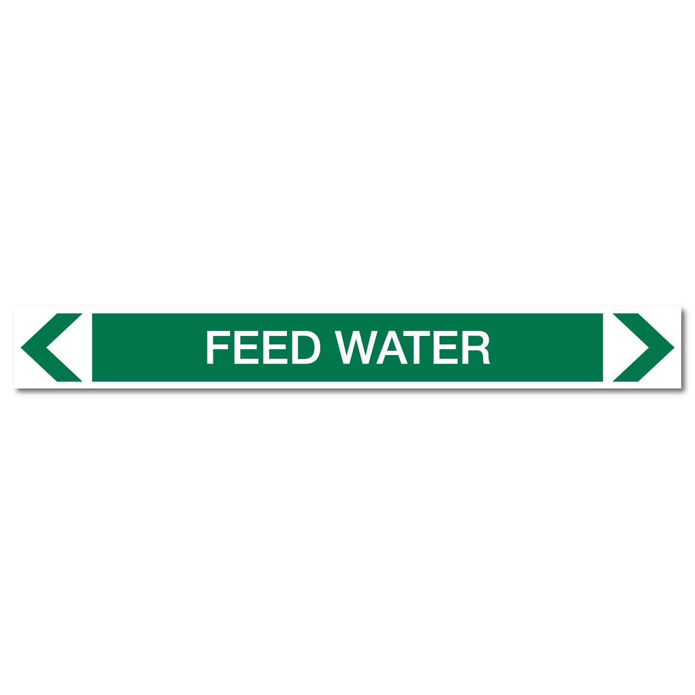 Water - Feed Water - Pipe Marker Sticker - New Signs