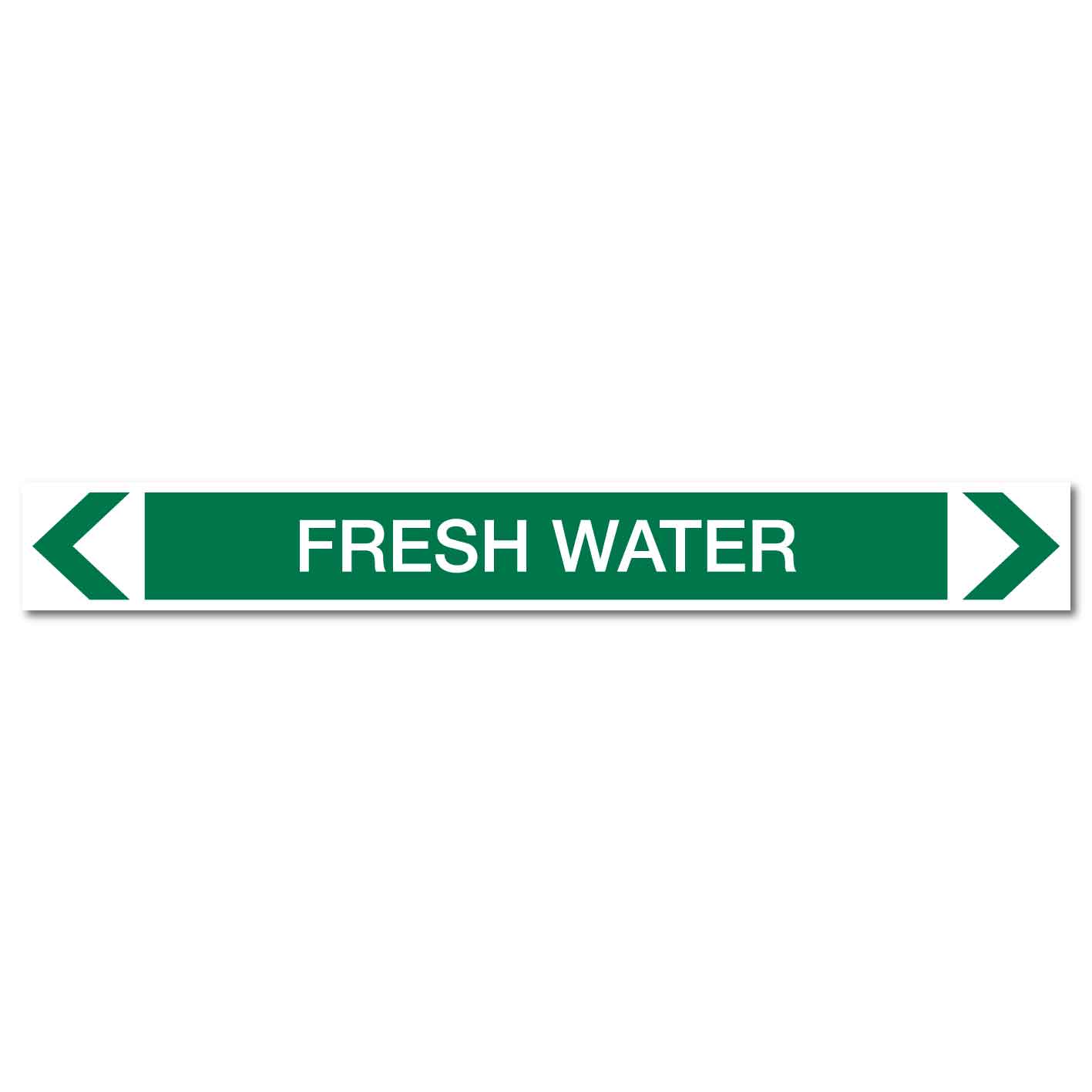 Water - Fresh Water - Pipe Marker Sticker - New Signs