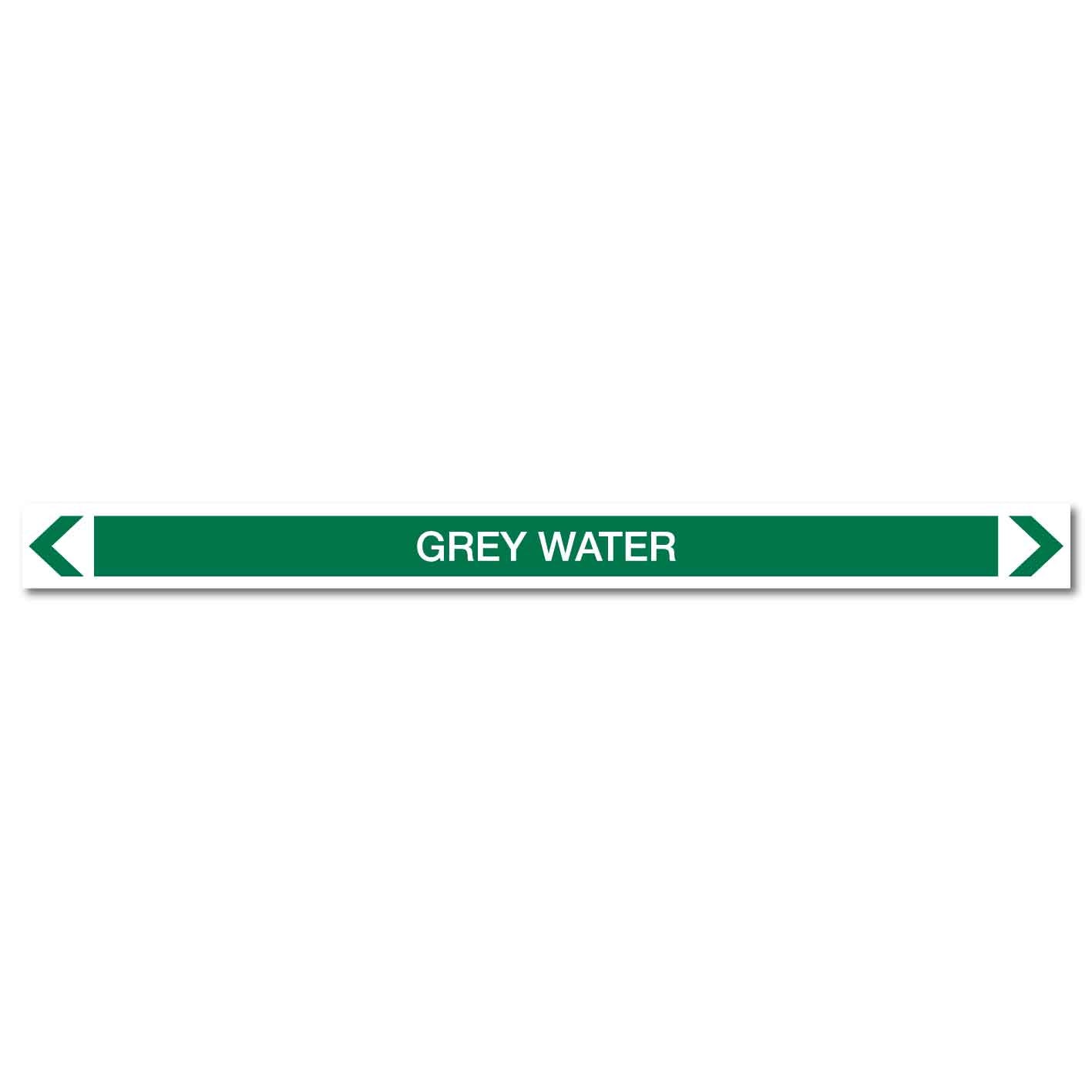 Water - Grey Water - Pipe Marker Sticker - New Signs
