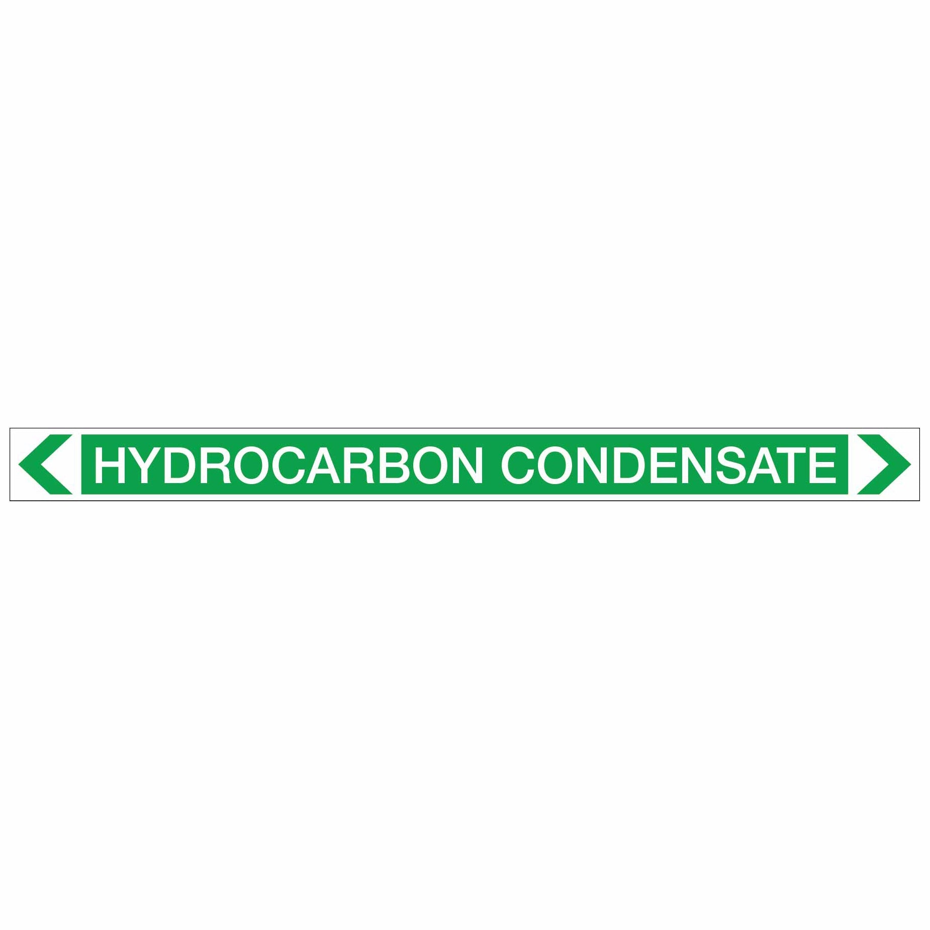 Water - Hydrocarbon Condensate - Pipe Marker Sticker - New Signs